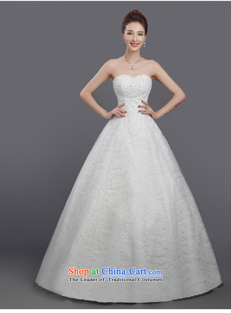 Wedding dresses 2015 Summer new Korean style with long tail chest marriages to align the large graphics thin Sau San autumn and winter White XXL picture, prices, brand platters! The elections are supplied in the national character of distribution, so action, buy now enjoy more preferential! As soon as possible.