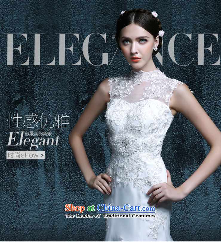 2015 new bride minimalist align to shoulder a crowsfoot drag autumn graphics skinny tail drill lace wedding dresses made the white pictures autumn, prices, brand platters! The elections are supplied in the national character of distribution, so action, buy now enjoy more preferential! As soon as possible.