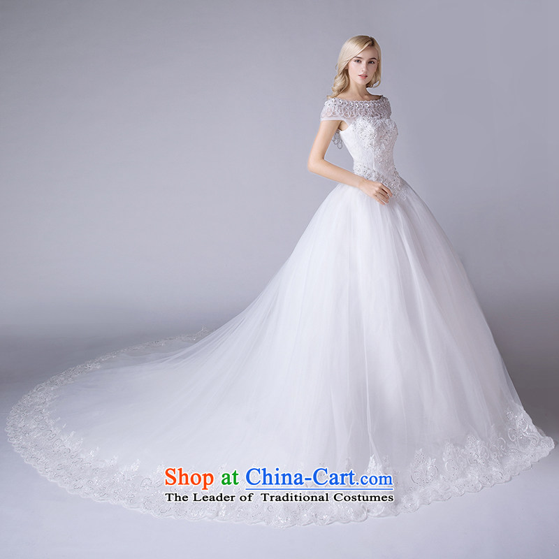 Wedding dresses 2015 new continental stylish package shoulder large tail lace flowers will marry Suan white field to align the shoulder white wedding stylish white tail 1.5 M M4, according to the , , , Love shopping on the Internet