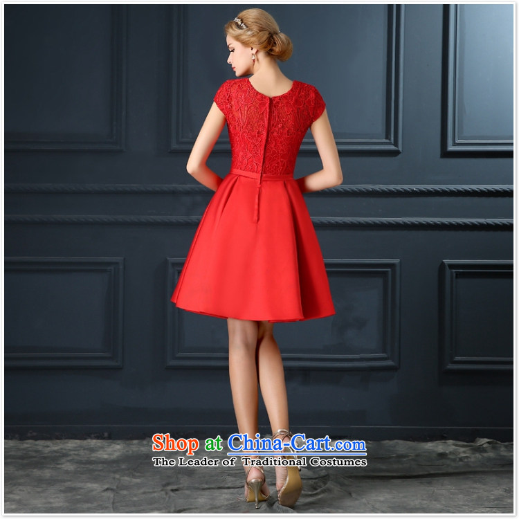 Red bridesmaid serving short of marriages wedding services annual dinner drink small dress new brute spirit 2015 Cabinet S picture, prices, brand platters! The elections are supplied in the national character of distribution, so action, buy now enjoy more preferential! As soon as possible.