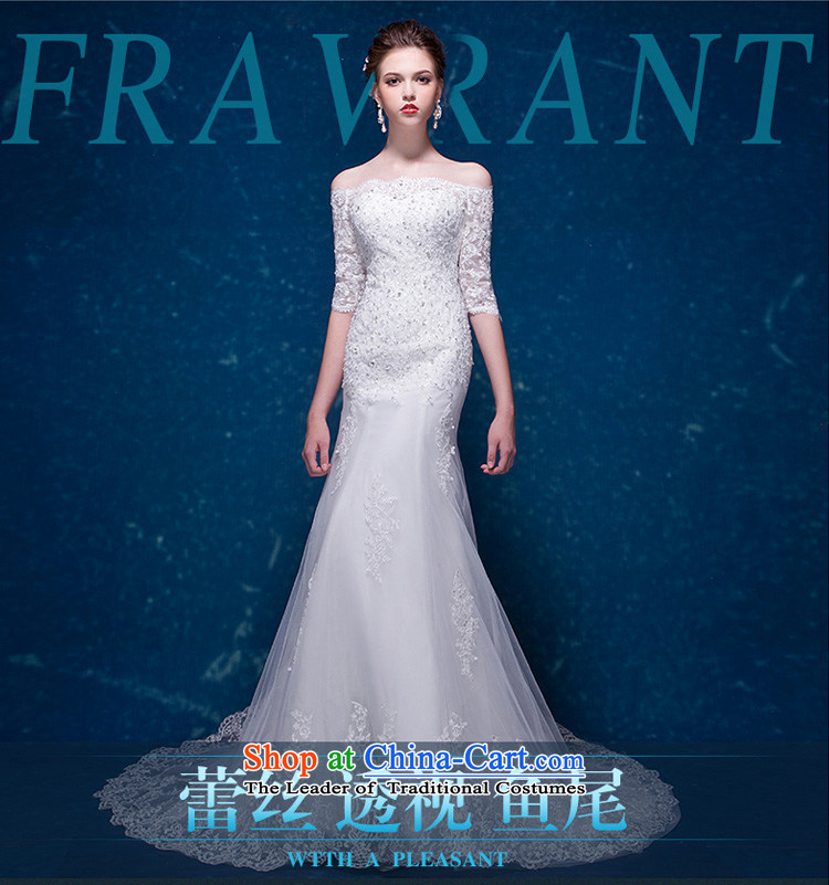 Beverly Ting crowsfoot wedding dresses 2015 New Fall in Korean word cuff shoulder tail wedding winter marriages Sau San white tailored picture, prices, brand platters! The elections are supplied in the national character of distribution, so action, buy now enjoy more preferential! As soon as possible.
