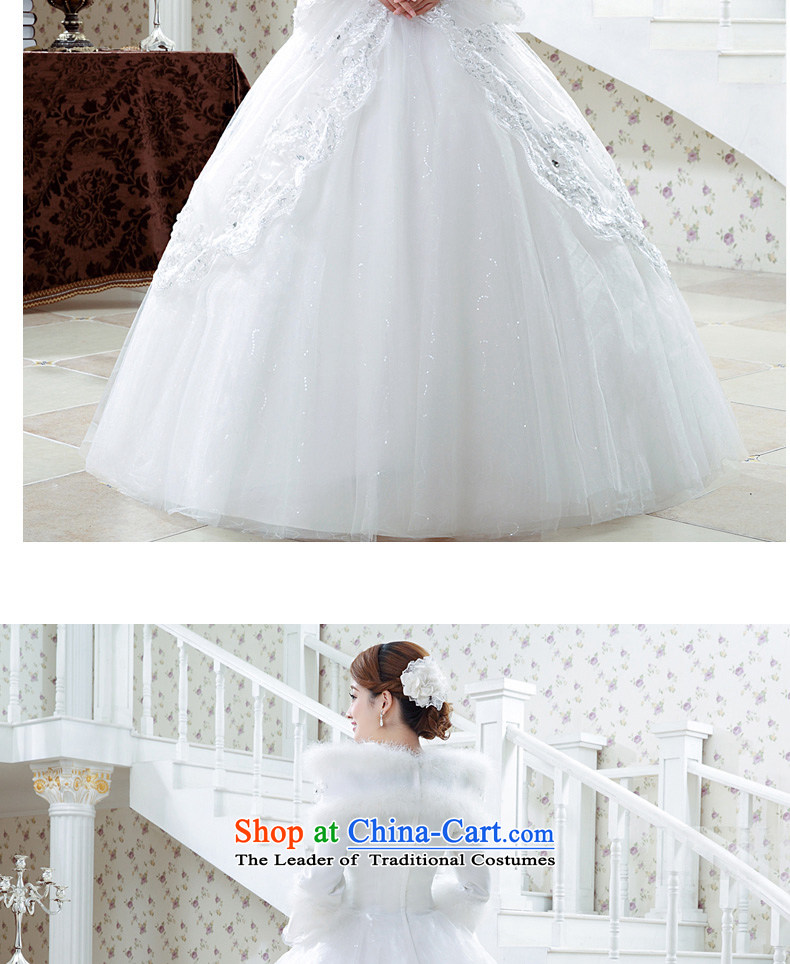 Wedding dress 2015 new winter Korean graphics to align the Sau San thin marriages wedding long-sleeved thick winter clothing made of white XXXL does not allow for pictures, prices, brand platters! The elections are supplied in the national character of distribution, so action, buy now enjoy more preferential! As soon as possible.