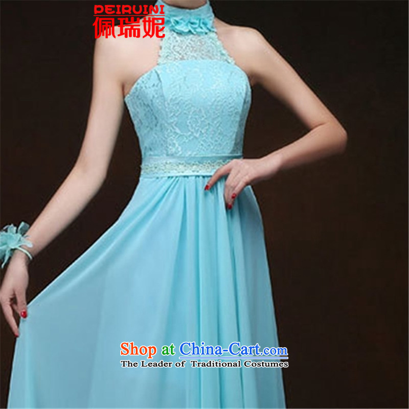 Pei, Connie 2015 New Women's Long Chest long dresses and dresses winter ice blue B M Perry, NI (PEIRUINI) , , , shopping on the Internet