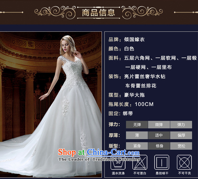 The bride wedding dress autumn Sau San tie bride crowsfoot marriage wedding tail shoulders a field shoulder dress skirt white XS picture, prices, brand platters! The elections are supplied in the national character of distribution, so action, buy now enjoy more preferential! As soon as possible.