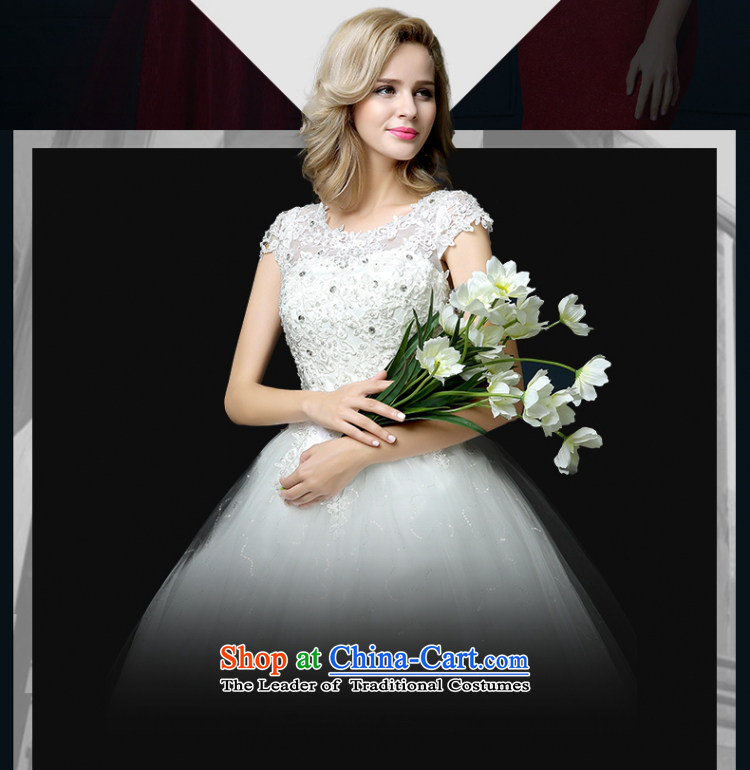 Yong-yeon and shoulders to align the wedding dresses of autumn and winter 2015 new graphics thin straps Sau San word minimalist shoulder lace white XL Photo, prices, brand platters! The elections are supplied in the national character of distribution, so action, buy now enjoy more preferential! As soon as possible.