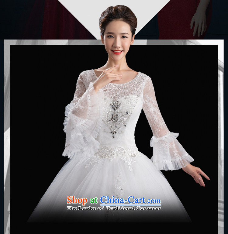 Yong-yeon and wedding dresses 2015 new autumn and winter won with minimalist bride large graphics to align the Sau San thin long-sleeved shoulders wedding made no size white returning picture, prices, brand platters! The elections are supplied in the national character of distribution, so action, buy now enjoy more preferential! As soon as possible.