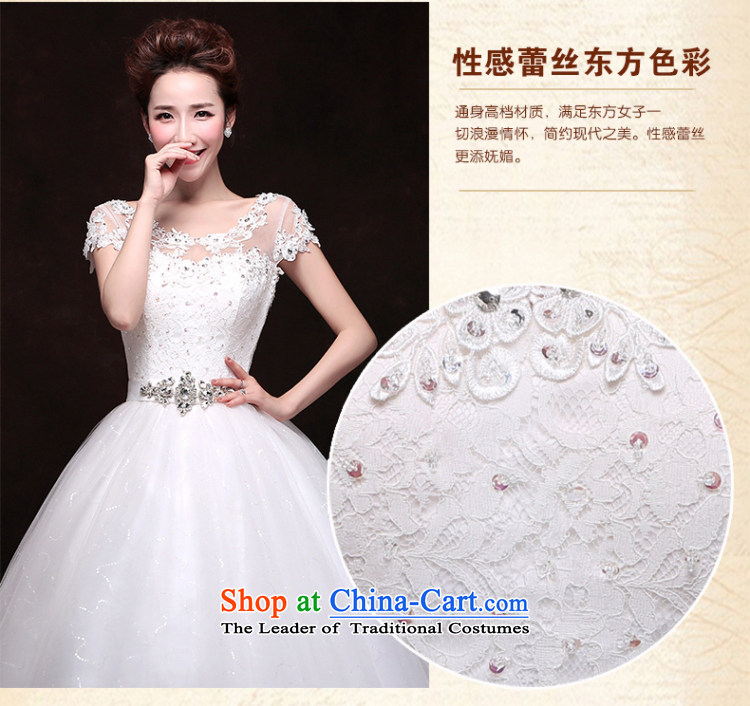 Yong-yeon and wedding dresses new 2014 winter bride wedding dress Korean fashion the word 