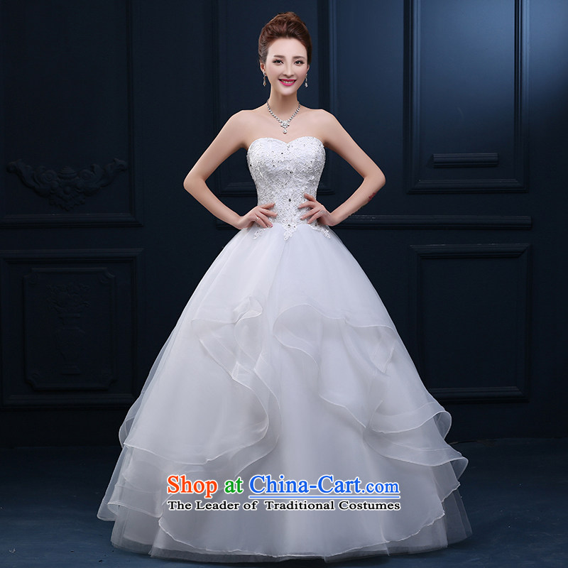 Tim hates makeup and the new 2015 winter wedding short of Princess wedding alignment with chest retro billowy flounces straps wedding dress winter HS005 white tailored does not allow, Tim hates makeup and shopping on the Internet has been pressed.