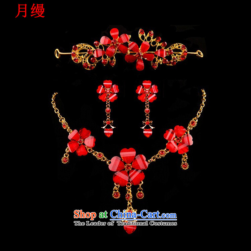 As brides head-dress, 3-piece set wedding accessories red water drilling wedding dress clothing accessories for toasting champagne classical necklace jewelry red kit picture, prices, brand platters! The elections are supplied in the national character of distribution, so action, buy now enjoy more preferential! As soon as possible.