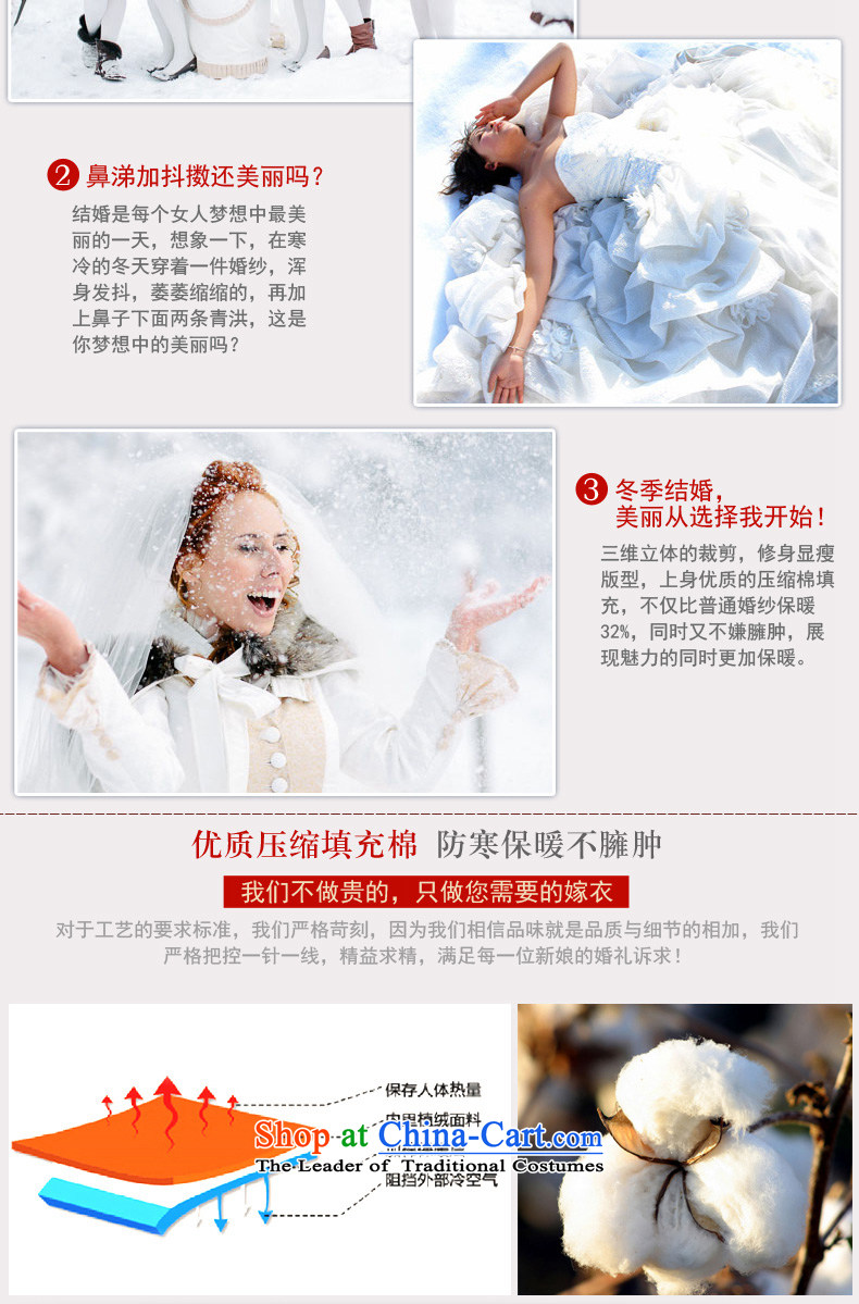 2015 new thick winter clothing wedding dresses marriages winter wedding long-sleeved winter, lace Sau San wedding pictures, price XL white, brand platters! The elections are supplied in the national character of distribution, so action, buy now enjoy more preferential! As soon as possible.