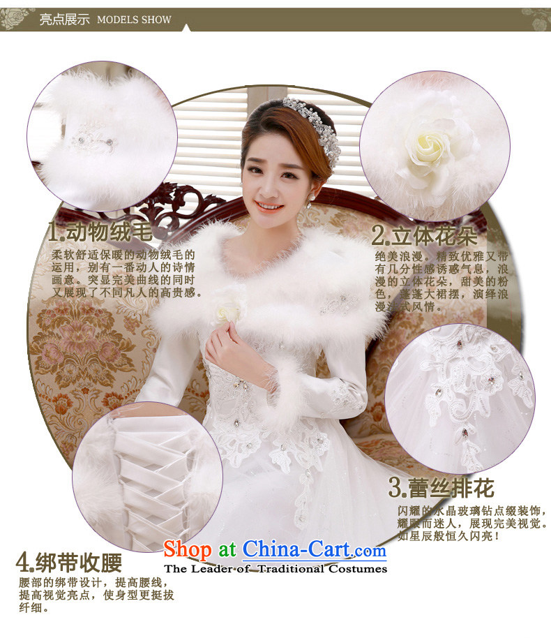 Winter 2015 new long tail wedding dresses Korean lace large graphics thin bride long-sleeved winter) thick white streak S picture, prices, brand platters! The elections are supplied in the national character of distribution, so action, buy now enjoy more preferential! As soon as possible.