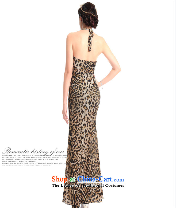 Optimize fruit shop summer sexy bell women's dresses cheongsam dress long bows sauna hotel work will leopard XL Photo, prices, brand platters! The elections are supplied in the national character of distribution, so action, buy now enjoy more preferential! As soon as possible.