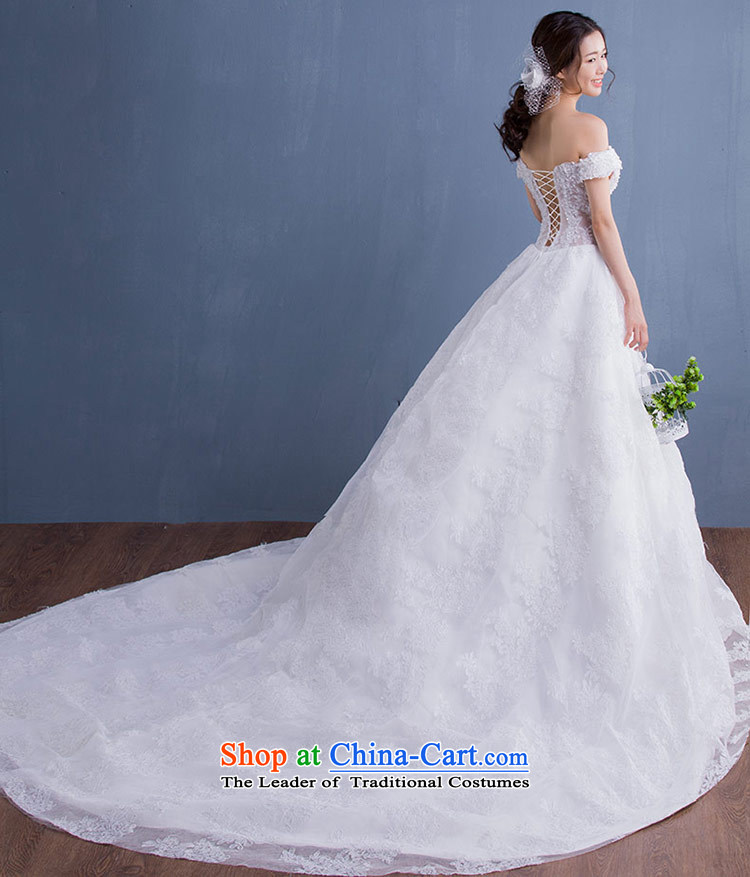 Love of the life of the new 2015 won a pearl nail elegant version field shoulder straps large white romantic tail bride wedding customised graphics thin white XS picture, prices, brand platters! The elections are supplied in the national character of distribution, so action, buy now enjoy more preferential! As soon as possible.