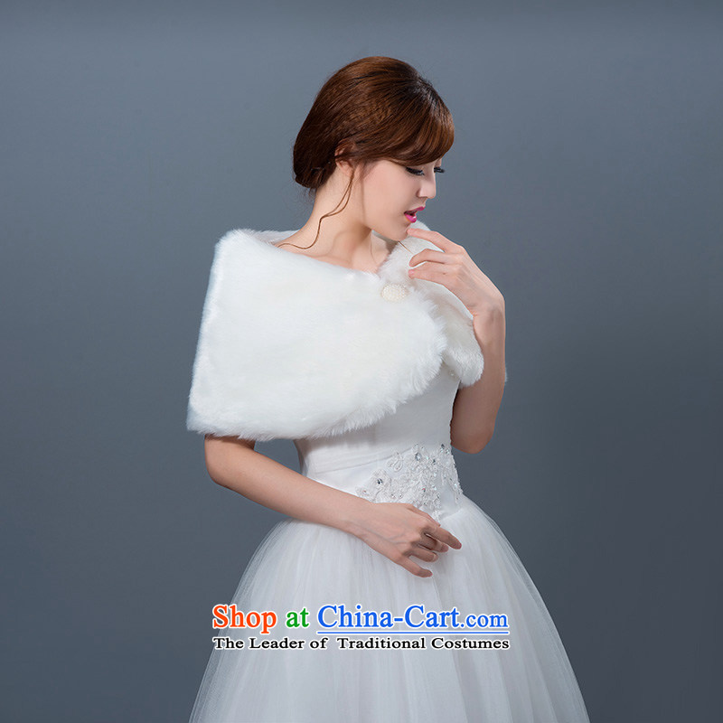 Seal the new 2015 Jiang gross wedding dresses shawl shawl qipao bridesmaid marriage jacket bride shawl red and white autumn and winter white, Jiang seal has been pressed shopping on the Internet