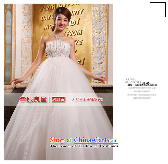 The privilege of serving-leung and chest Wedding 2015 new bride wedding dress white Korean Top Loin of pregnant women to align the wedding dress dress White 4XL Photo, prices, brand platters! The elections are supplied in the national character of distribution, so action, buy now enjoy more preferential! As soon as possible.