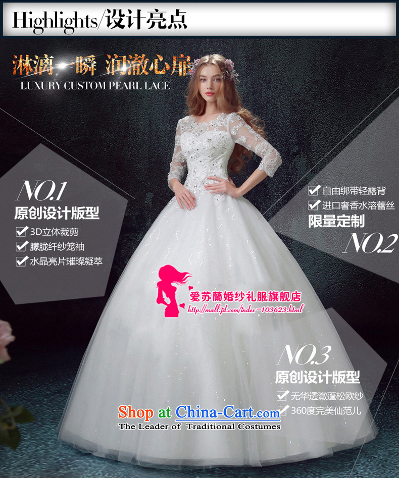 Luxury lace sexy fluoroscopy The Princess Bride in long-sleeved to align the wedding dresses 2015 New Custom White M picture, prices, brand platters! The elections are supplied in the national character of distribution, so action, buy now enjoy more preferential! As soon as possible.