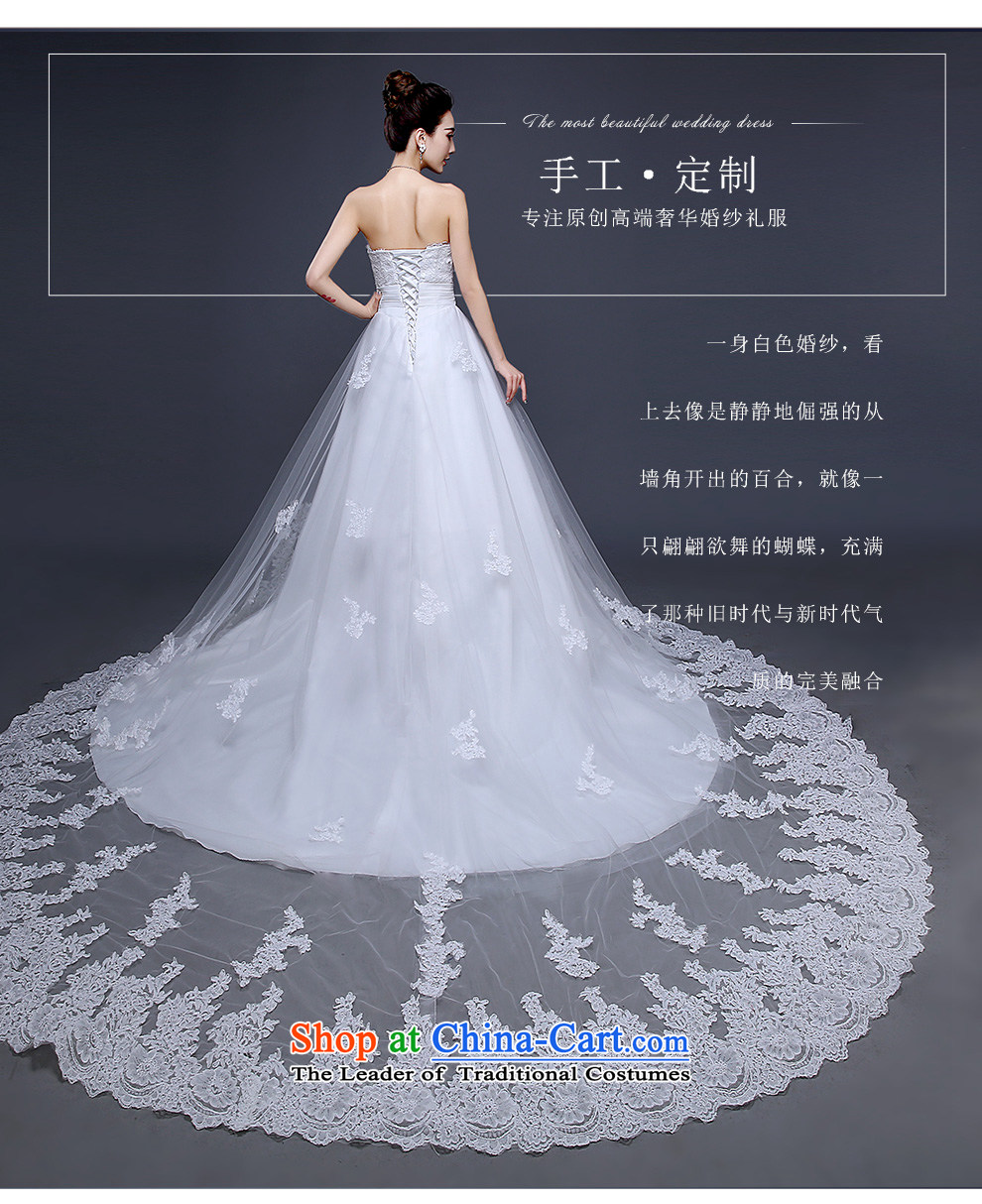 The Republika Srpska divas wedding dresses new stylish Korean 2015 wedding dress long tail bride anointed chest wedding water drill large number of nostalgia for the winter wedding advanced customization wedding white L picture, prices, brand platters! The elections are supplied in the national character of distribution, so action, buy now enjoy more preferential! As soon as possible.