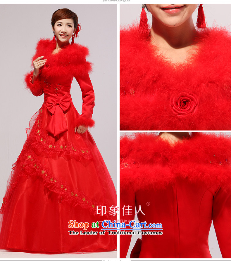 Starring Korean-style impression 2015 new graphics thin winter wedding dress white long-sleeved cotton plus winter autumn and winter for the Korean version of the winter gross) White M picture, prices, brand platters! The elections are supplied in the national character of distribution, so action, buy now enjoy more preferential! As soon as possible.