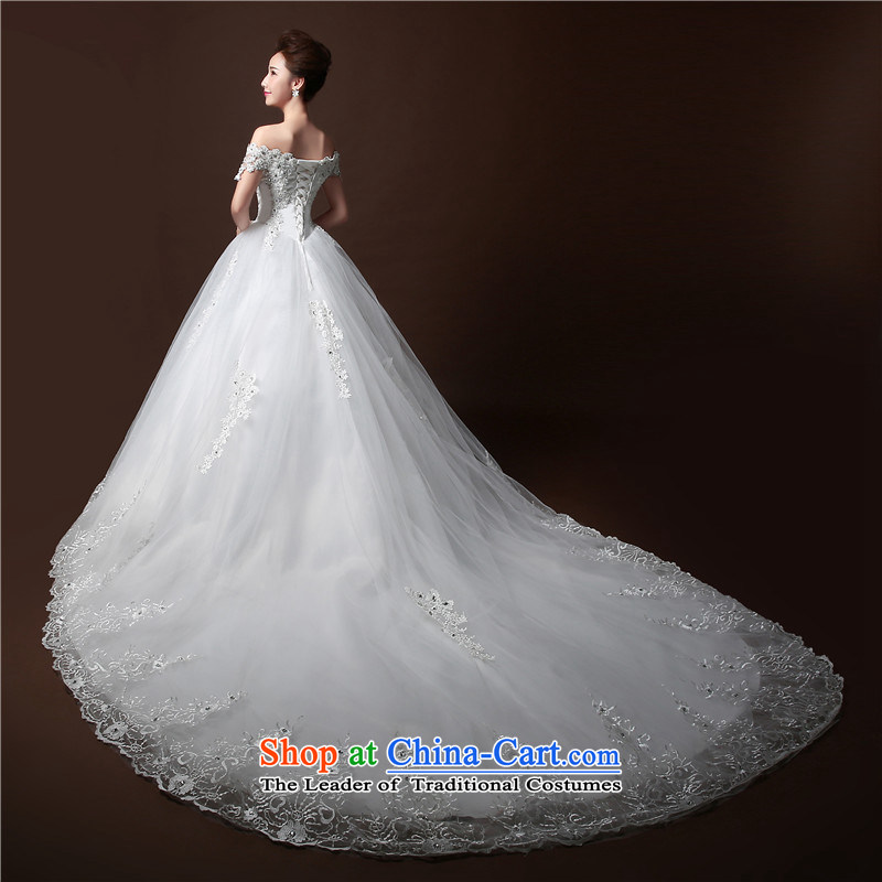 The Republika Srpska Divas Wedding 2015 new autumn and winter field shoulder bags shoulder length tail wedding chest-style with lace brides fall, diamond wedding dress white tailored, Republika Srpska (pnessa divas) , , , shopping on the Internet