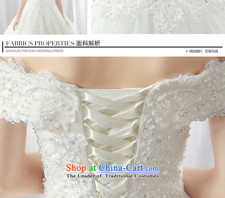 Each new JIAONI)U stephanie (Korean version of Word shoulder wedding bride wedding dress up manually wedding White Dzi Beads primary align to the word, for wedding photo XL, price, white, brand platters! The elections are supplied in the national character of distribution, so action, buy now enjoy more preferential! As soon as possible.