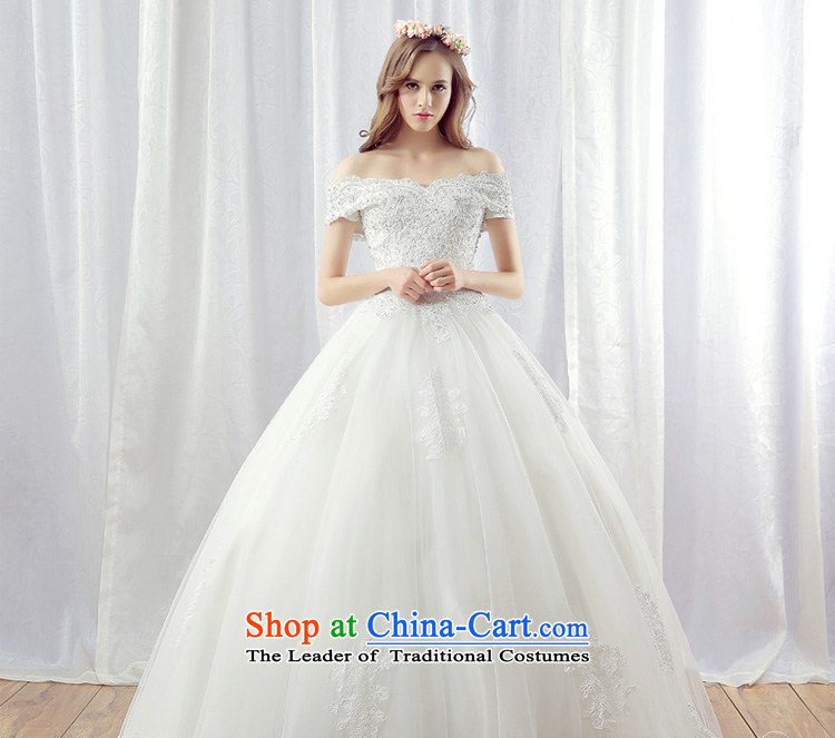 Each new JIAONI)U stephanie (Korean version of Word shoulder wedding bride wedding dress up manually wedding White Dzi Beads primary align to the word, for White XXL pictures wedding, prices, brand platters! The elections are supplied in the national character of distribution, so action, buy now enjoy more preferential! As soon as possible.