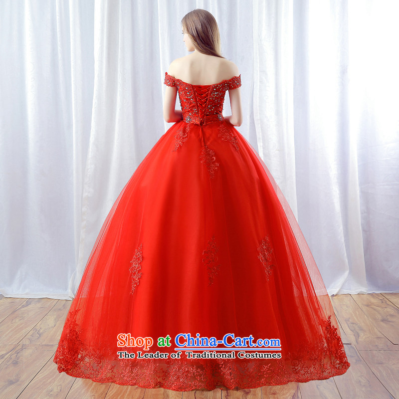 Stephanie (JIAONI every bride) red wedding dresses 2015 new word in the autumn shoulder larger cuff lace wedding to align the Korean minimalist red tailored does not allow for seven days, every JIAONI stephanie () , , , shopping on the Internet