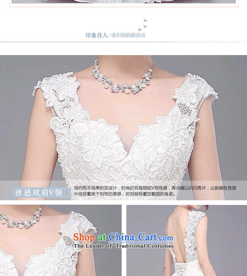 2015 Autumn, starring impression new wedding dresses marriages to align the Korean shoulders in cuff lace v-neck wedding video thin M picture, prices, brand platters! The elections are supplied in the national character of distribution, so action, buy now enjoy more preferential! As soon as possible.