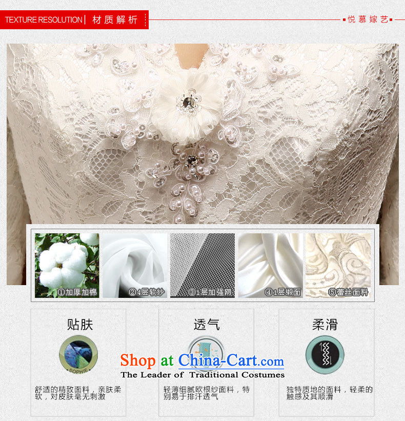 Wedding dress 2015 new winter wedding thick winter clothing bride to align the long-sleeved warm autumn and winter, Wedding White M pictures, prices, brand platters! The elections are supplied in the national character of distribution, so action, buy now enjoy more preferential! As soon as possible.