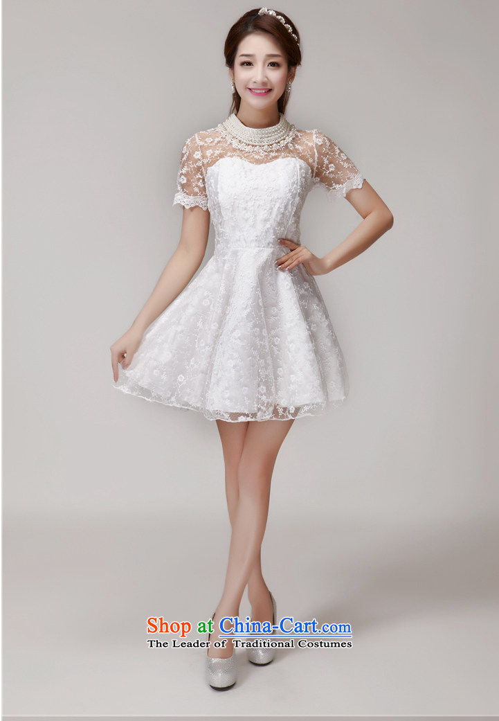 Ancient energy bridesmaid dresses 2015 autumn and winter skirt nail Pearl Pearl Lace Embroidery collar engraving small incense wind bon bon dresses and sisters bows dress apricot L photo, prices, brand platters! The elections are supplied in the national character of distribution, so action, buy now enjoy more preferential! As soon as possible.