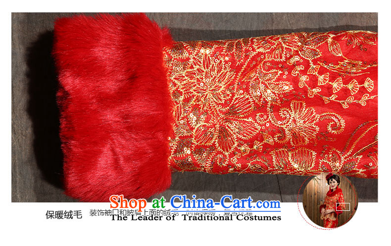 You do not marry non-Service 2015 new bows winter Red、Qipao Length of the bride bows service wedding dress folder) Red XL Photo cotton, prices, brand platters! The elections are supplied in the national character of distribution, so action, buy now enjoy more preferential! As soon as possible.