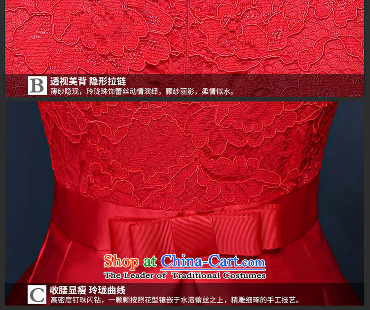 7 7 color tone 2015 new bridesmaid bridal dresses marriage Chinese bows service stylish cheongsam dress winter L063 red tailored (does not allow) Picture, prices, brand platters! The elections are supplied in the national character of distribution, so action, buy now enjoy more preferential! As soon as possible.