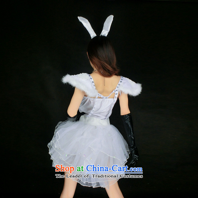 2015 new Rabbit girl Raped By An Angel and sexy on pack DS Night Jazz Dance services for women and girls will replace the rabbit frock coat girls white L, speech and dance , , , shopping on the Internet