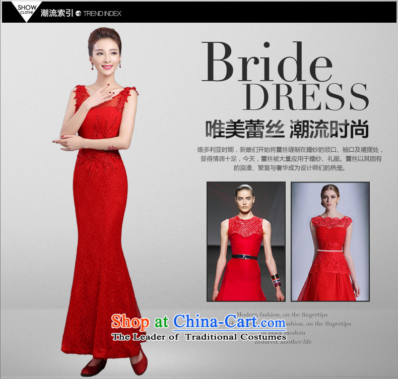2015 Autumn and winter new red wedding dress long Sau San hostess evening dress Bridal Services Red xxl toasting champagne picture, prices, brand platters! The elections are supplied in the national character of distribution, so action, buy now enjoy more preferential! As soon as possible.