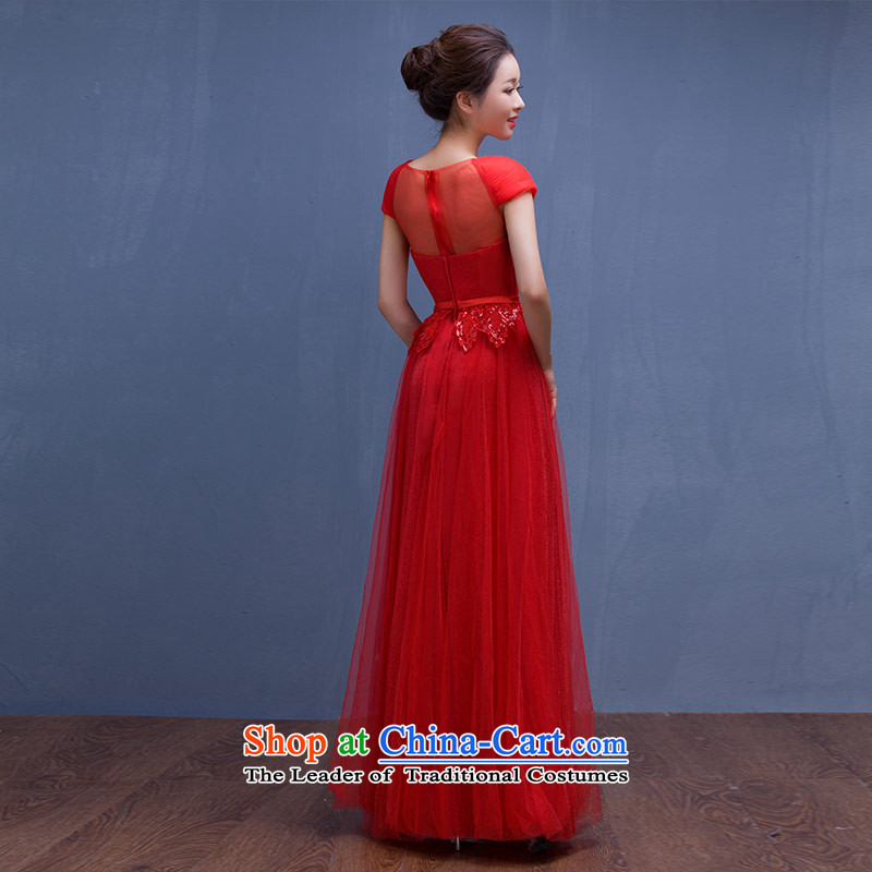 Love of the overcharged by 2015 autumn and winter, the new bride wedding services big red code followed the wedding of Sau San wedding dress female red tailor-made exclusively concept message size that the love of the overcharged shopping on the Internet has been pressed.