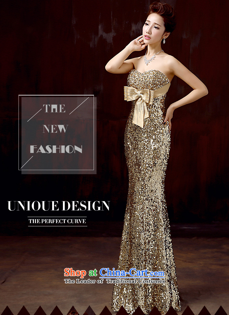 Pure Love bamboo yarn gold dress evening dresses 2015 new fall inside the bride wedding dress bridesmaid service long drink served the betrothal long skirt female winter gold tailored customer service contact pictures, prices, brand platters! The elections are supplied in the national character of distribution, so action, buy now enjoy more preferential! As soon as possible.