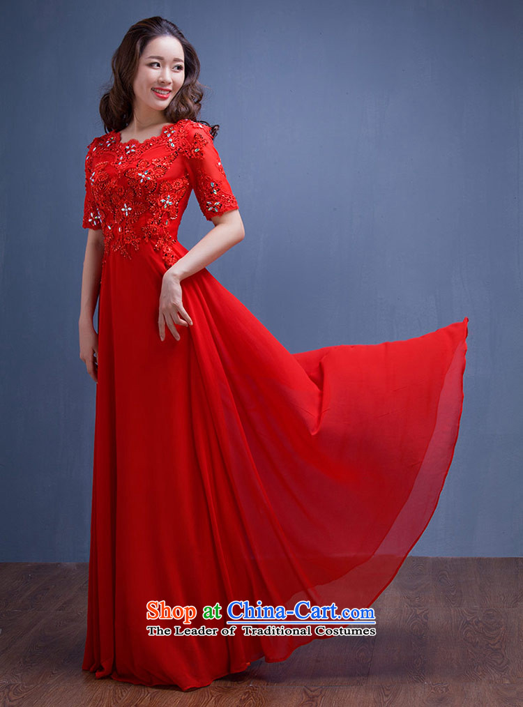 Love of the overcharged by 2015 new red dress, the betrothal evening dresses long-sleeved pregnant women for larger autumn and winter, Bridal Services Female Red S bows picture, prices, brand platters! The elections are supplied in the national character of distribution, so action, buy now enjoy more preferential! As soon as possible.