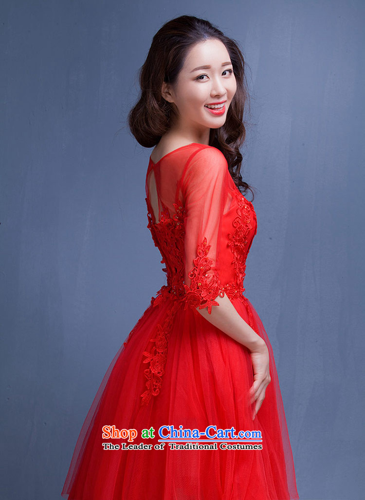 Love of the overcharged  by 2015 new wedding marriage summer short of pregnant women big red dress code bride dress winter clothing female red bows L picture, prices, brand platters! The elections are supplied in the national character of distribution, so action, buy now enjoy more preferential! As soon as possible.