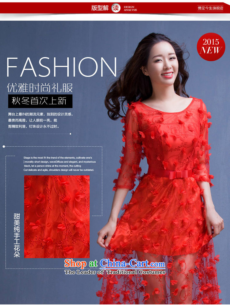 Love of the overcharged by 2015 new autumn and winter evening dresses Korean brides bows services long red wedding dress women Sau San Red L picture, prices, brand platters! The elections are supplied in the national character of distribution, so action, buy now enjoy more preferential! As soon as possible.