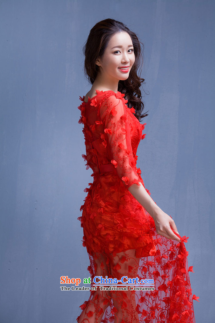 Love of the overcharged by 2015 new autumn and winter evening dresses Korean brides bows services long red wedding dress women Sau San Red L picture, prices, brand platters! The elections are supplied in the national character of distribution, so action, buy now enjoy more preferential! As soon as possible.