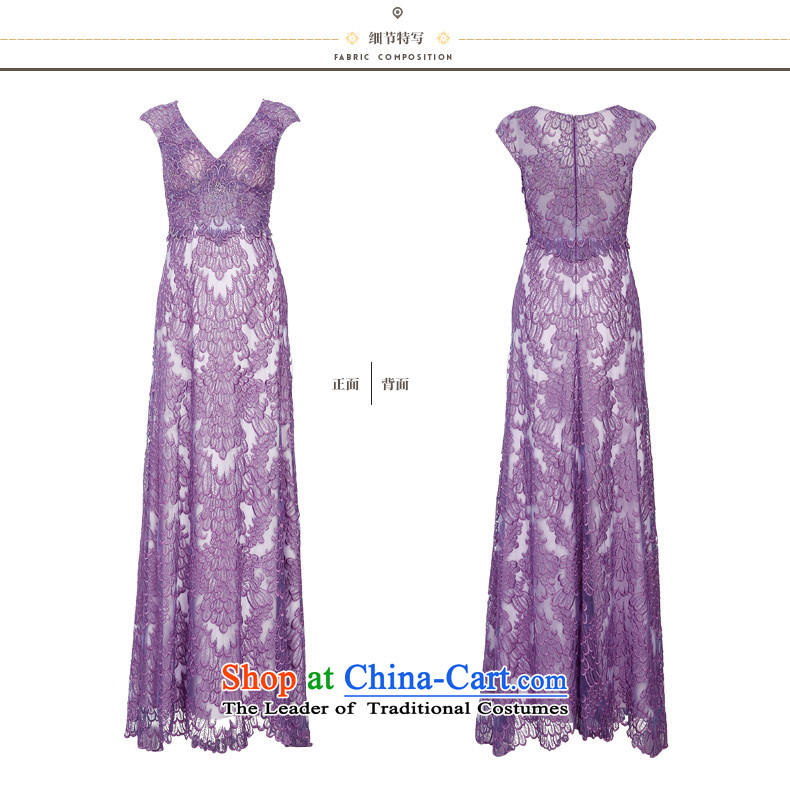 Cisco's western dress dress with female Long Purple luxury retro palace dress deep V exhibition will chair the dress autumn 80419 purple L picture, prices, brand platters! The elections are supplied in the national character of distribution, so action, buy now enjoy more preferential! As soon as possible.