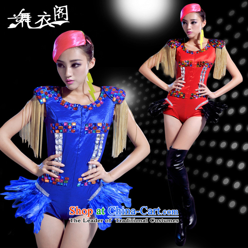 The 2015 New Night Club Bar Western female singer stage costumes ds will new dj dance wearing colored drill chain-yi and sexy dance services black steel pipe XL, speech and dance , , , shopping on the Internet