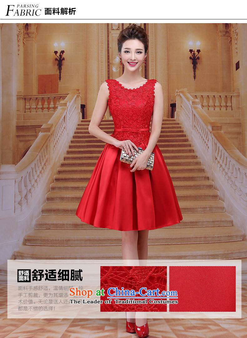 Tim red makeup bridesmaids Annual Dinner of the marriages bows short skirt wedding dress 2015 winter new sexy short skirts bride dress evening dresses LF038 RED XL Photo, prices, brand platters! The elections are supplied in the national character of distribution, so action, buy now enjoy more preferential! As soon as possible.
