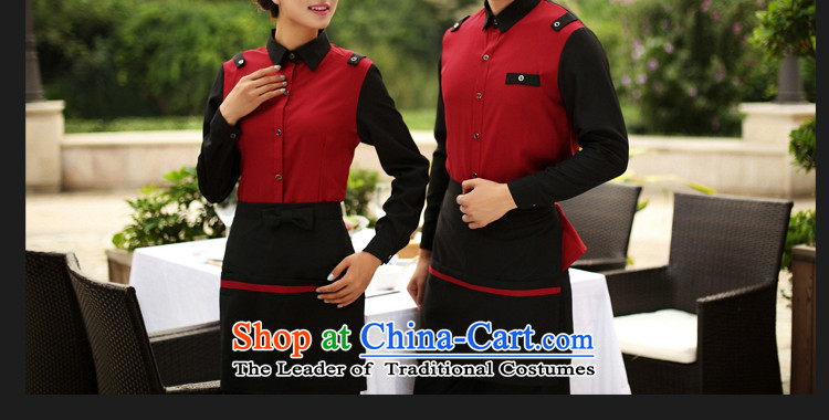 Secretary for autumn and winter clothing *2015 involving new products and Hot Pot Restaurant Cafe Workwear vocational shirt long-sleeved black male female (T-shirt) XXL picture, prices, brand platters! The elections are supplied in the national character of distribution, so action, buy now enjoy more preferential! As soon as possible.