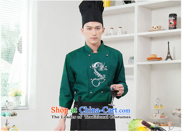 Secretary for long-sleeved *2015 clothing to fall and winter male Hotel food & beverage hotel chefs workwear chef-black (T-shirt vocational + apron) XXL picture, prices, brand platters! The elections are supplied in the national character of distribution, so action, buy now enjoy more preferential! As soon as possible.