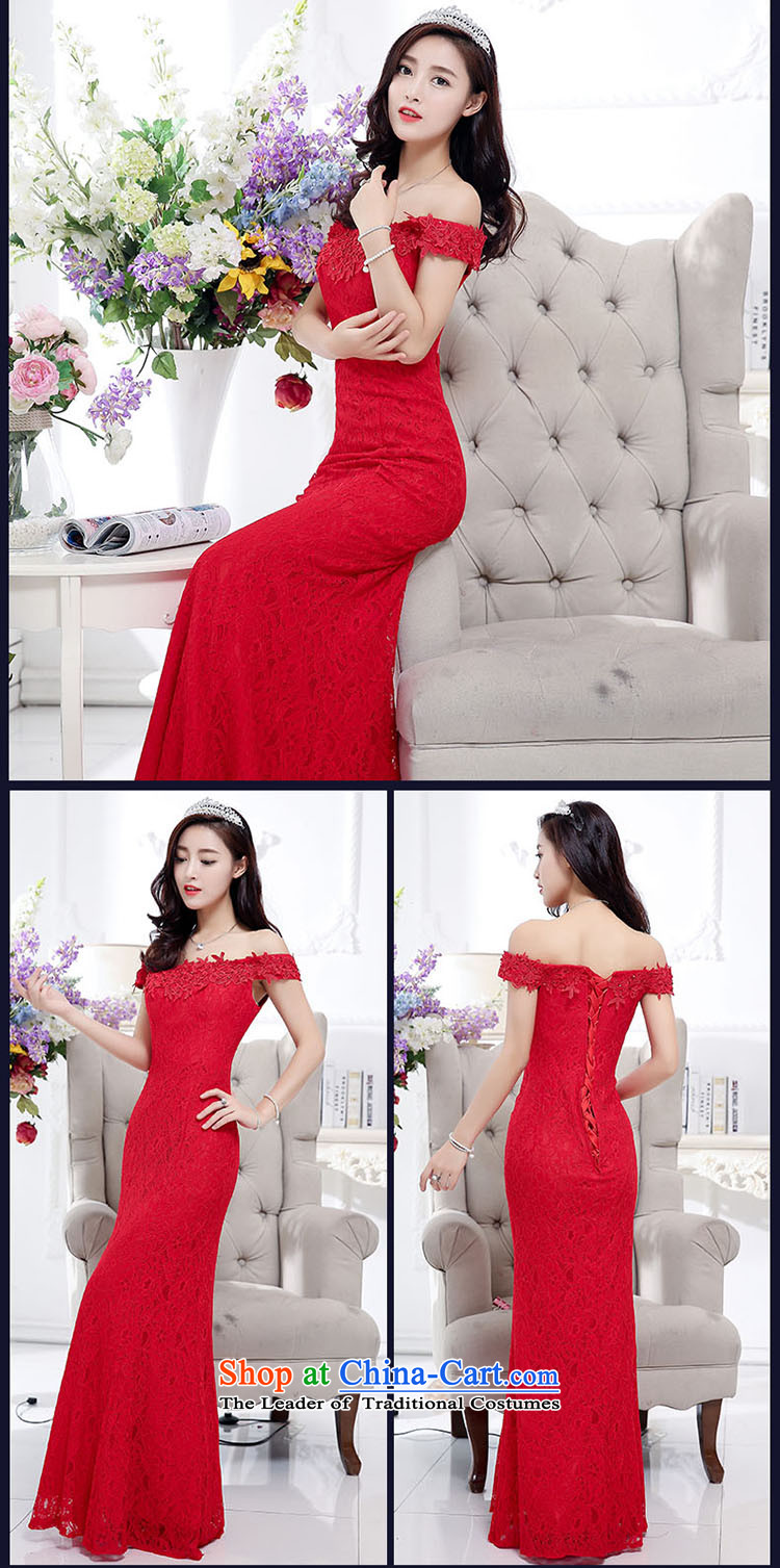 The new 2015 BVANE winter clothing Korean Foutune of video thin dresses dress female long gown red  (bride banquet single dress) XL Photo, prices, brand platters! The elections are supplied in the national character of distribution, so action, buy now enjoy more preferential! As soon as possible.
