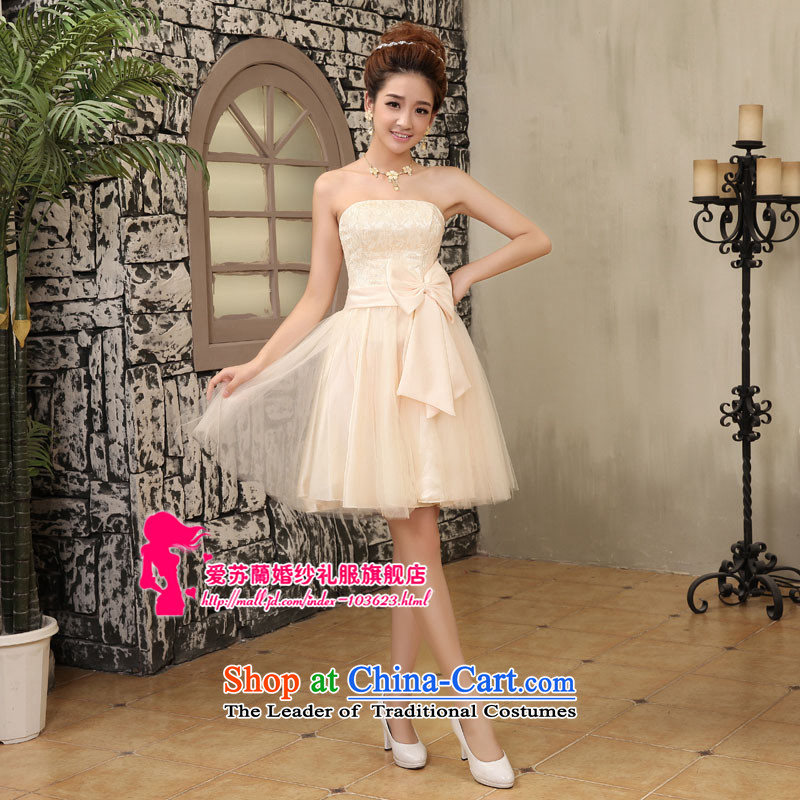 2015 new anointed chest bridesmaid services shoulder sister skirt bridesmaid mission bows services show Sau San Carlos Westendorp honey small white dresses , prices, picture XXL brand platters! The elections are supplied in the national character of distribution, so action, buy now enjoy more preferential! As soon as possible.