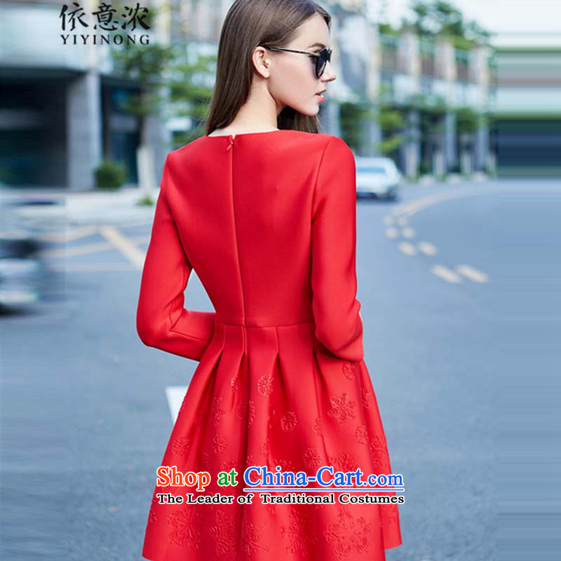 In accordance with the meaning strong red dress with new long-sleeved autumn A bride skirt bows dress princess skirt 660 Sau San Red S picture, prices, brand platters! The elections are supplied in the national character of distribution, so action, buy now enjoy more preferential! As soon as possible.