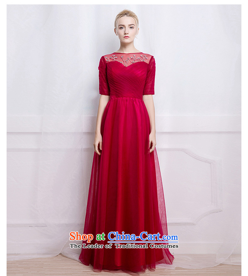 In accordance with the annual meeting of the 2015 Elizabeth KWAN Dinner Performances in long-sleeved auspices wine red marriages bows dress autumn and winter ¥ 488.00 L picture, prices, brand platters! The elections are supplied in the national character of distribution, so action, buy now enjoy more preferential! As soon as possible.