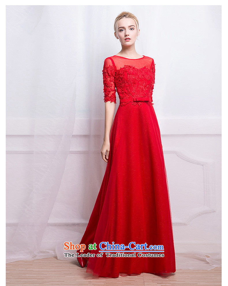 According to Lin Sa 2015 autumn and winter New Red slotted shoulder dress marriages stylish long version Korea bows service cuff tailored consulting customer service picture, prices, brand platters! The elections are supplied in the national character of distribution, so action, buy now enjoy more preferential! As soon as possible.