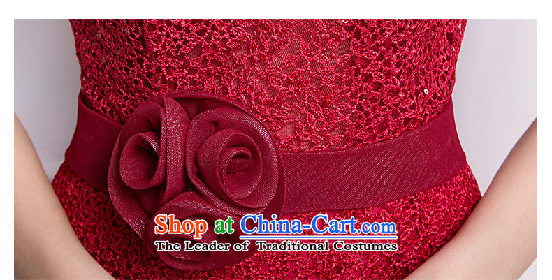 According to Lin Sha evening dresses long crowsfoot bride bows to shoulder the annual dinner of the lace presided over the new 2015 Sau San dress tailored consulting customer service picture, prices, brand platters! The elections are supplied in the national character of distribution, so action, buy now enjoy more preferential! As soon as possible.
